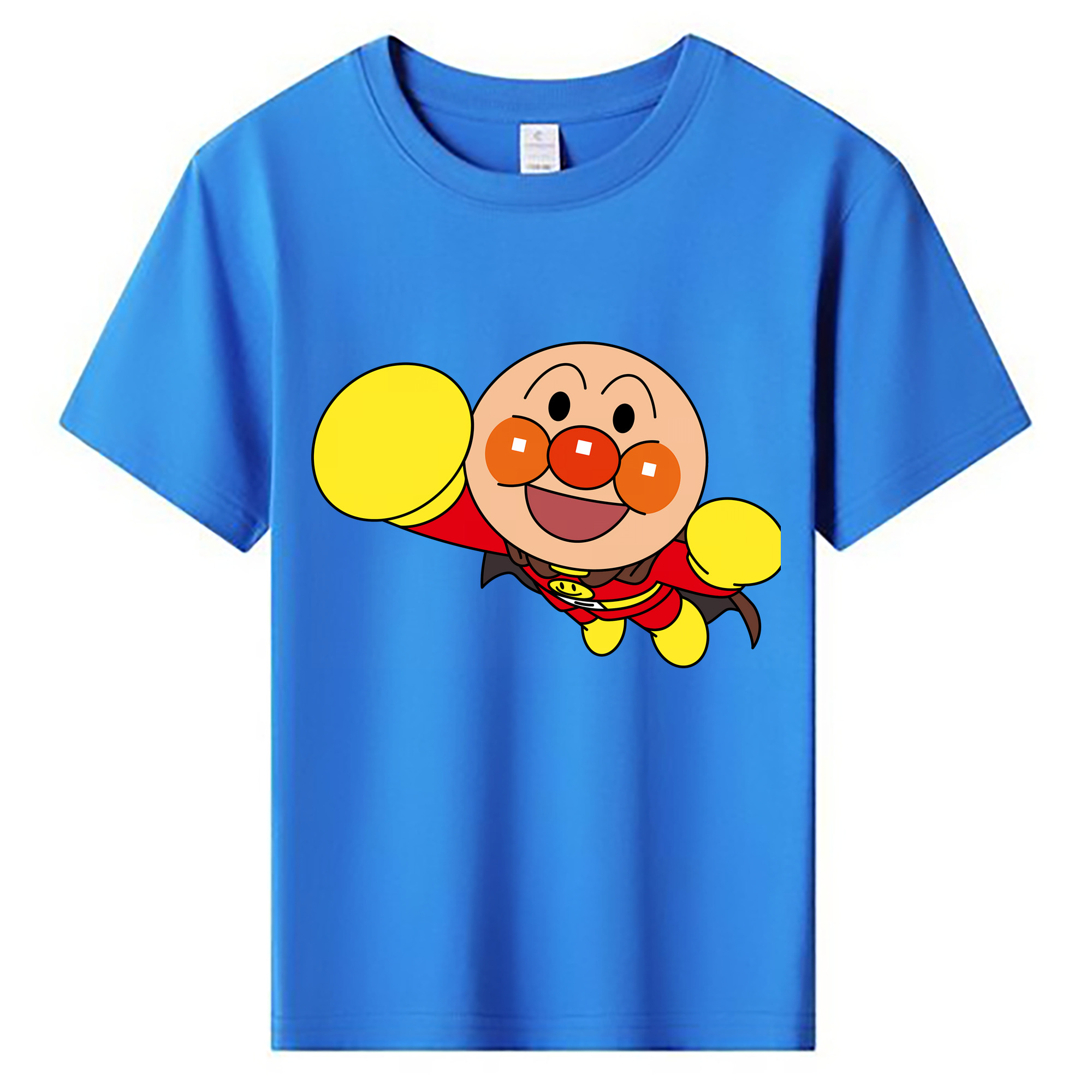 （画像用） アンパンマン Anpanman 綿100％キッズTシャツ（フロントプリント）